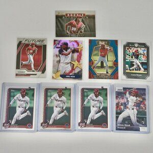 9x James Wood Topps RC Insert SP Lot Washingon Nationals ROY?